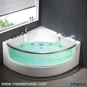 2017 Köşe Sektörü Jetted Whirlpool Sıcak Akrilik Banyo Küvet