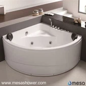 Büyüleyici İki Kişilik Banyo Sektörü Whirlpool Masaj Küveti