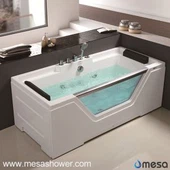 Lüks Köşe Dikdörtgen Basit Tasarım Akrilik Fiberglas Cam Jakuzi Masaj Silecekli Sıcak Satılık Küvet Banyo Küvet Ucuz Fiyatı