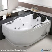 2017 Modern Tasarım Lüks Whirlpool Hidro Masaj ABS Köşe Banyo Küvet Satılık